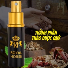 Xịt chống xuất tinh sớm Royal Horse làm tình khỏe như ngựa