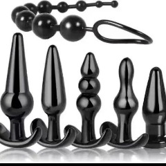 Bộ phích cắm hậu môn Anal Plug nhiều món màu đen