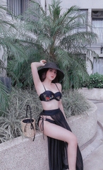 đồ bơi 2 mảnh kèm voan