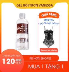 Gel bôi trơn Vanessa & Co Nhật Bản chính hãng - Chai 200ml - TẶNG ĐỒ NGỦ MIỄN PHÍ