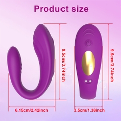 Máy rung điểm G điều khiển từ xa kích thích 2 điểm cùng lúc