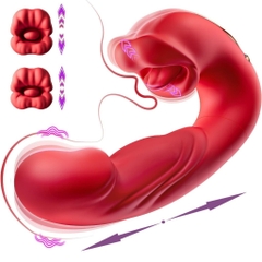 Máy rung lưỡi kích thích điểm G và âm vật Vibrator rung thụt liếm