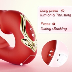 Máy rung lưỡi kích thích điểm G và âm vật Vibrator rung thụt liếm
