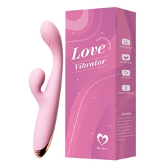 Máy Rung Rabbit Love Vibrator 2 Đầu Rung Mạnh Đa Tần Số Silicon Mềm