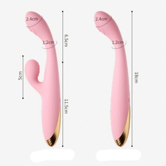Máy Rung Rabbit Love Vibrator 2 Đầu Rung Mạnh Đa Tần Số Silicon Mềm