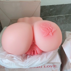 Mông giả hoa hồng rên la cảm biến tặng kèm tai nghe