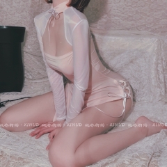 váy ngủ dài tay