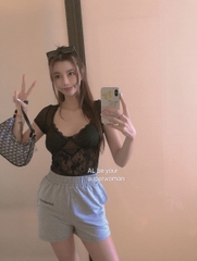 jumpsuit đen