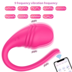 Trứng rung điều khiển qua App Bluetooth Lovespouse rung 2 điểm