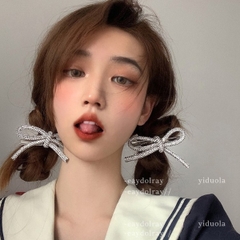 Cài tóc nơ đính đá