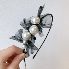 Bờm ngọc trai voan chấm bi