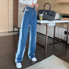 Quần bò jeans sọc trắng 2 bên