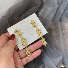 Khuyên tai vàng 3 con gấu