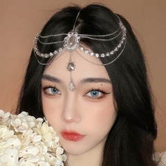 Băng đô công chúa 3 ngọc trang sức đeo đầu