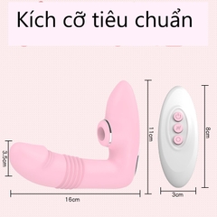 Quần lót rung hình dương vật thò thụt hút tỏa nhiệt