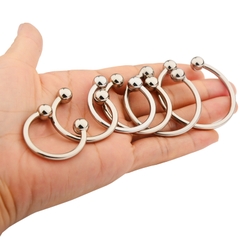 Vòng đeo dương vật Inox 2 bi