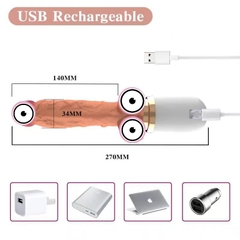 Dương vật giả gắn tường tự động rung lắc thụt ngoáy