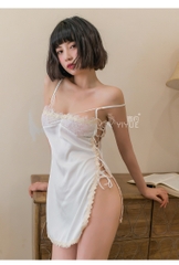 váy ngủ trắng