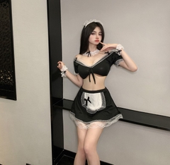 Đồ ngủ Cosplay giúp việc 2 mảnh