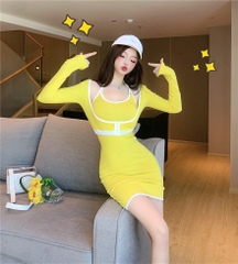 Set váy thể thao kèm choàng body