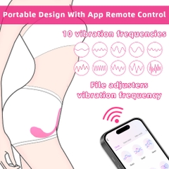 Trứng rung điều khiển qua App Bluetooth Lovespouse rung 2 điểm