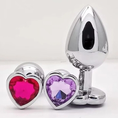 Phích cắm hậu môn trái tim Inox