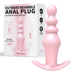Máy rung hậu môn điều khiển từ xa Outward Wearable Anal Plug