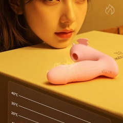 Quần lót rung thụt hút sưởi ấm tai dơi Little Devil Telescopic Wear điều khiển qua app