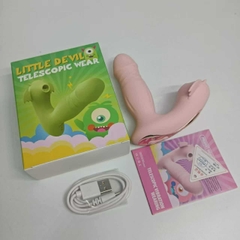 Quần lót rung thụt hút sưởi ấm tai dơi Little Devil Telescopic Wear điều khiển qua app