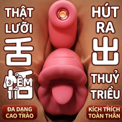Trứng rung 3 đầu hút liếm sạc pin siêu kích thích