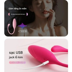 Trứng rung cá heo điều khiển từ xa dùng app Lilo