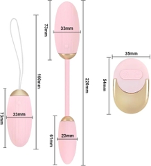 Trứng rung đôi không dây điều khiển từ xa - rung 2 đầu siêu mạnh