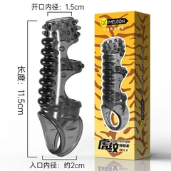 Vòng Đeo Dương Vật Có Gai Tiger Stripe Meleon Kéo Dài Thời Gian