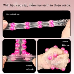 Wolf Tooth Sleeve Bao Cao Su Gai Hạt Ngọc To - Kéo Dài Thời Gian