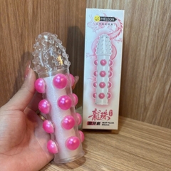 Wolf Tooth Sleeve Bao Cao Su Gai Hạt Ngọc To - Kéo Dài Thời Gian