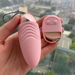 Trứng rung không dây điều khiển từ xa màu hồng nhiều chế độ rung