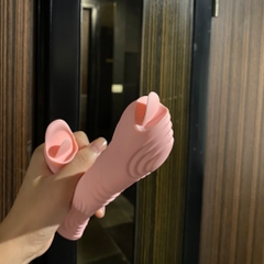 Chày rung âm đạo lưỡi liếm co giãn nóng 42 độ