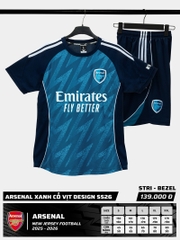 Quần áo bóng đá Arsenal 2025/26 [Strivend thun mè Poly]