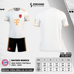 Quần áo bóng đá Strivend Bayern Munich 2025/26 ANI 125 [thun mè Poly]