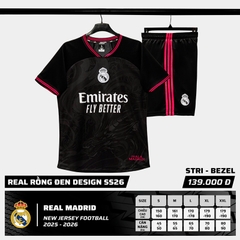 Quần áo bóng đá Real Madrid 2025/26 [Strivend thun mè Poly]