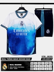 Quần áo bóng đá Real Madrid 2025/26 [Strivend thun mè Poly]