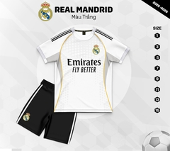 Quần áo bóng đá trẻ em Real Madrid 2025/26 (Sao Việt)