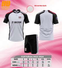 Áo đấu Fulham 2023/24 [Thun Mè Hàn Quốc]