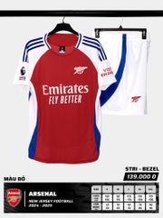 Quần áo bóng đá Arsenal 2024/25 [Strivend thun mè Poly]