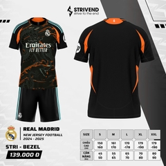 Quần áo bóng đá Strivend Real Madrid 2024/25 [thun mè Poly]