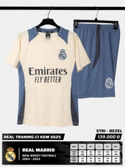 Quần áo bóng đá Strivend Real Madrid Training C1 2024/25 [thun mè Poly]