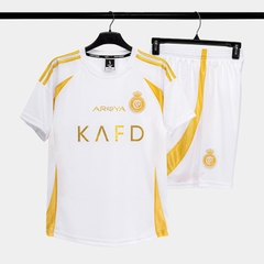 Quần áo bóng đá Strivend Ronaldo Al Nassr 2024/25 [thun mè Poly]
