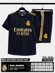 Quần áo bóng đá Strivend Real Madrid 2024/25 [thun mè Poly]