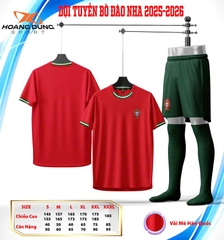 Áo tuyển BDN Bồ Đào Nha Euro 2025 [HD Thun Mè Hàn Quốc]