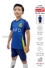Quần áo bóng đá trẻ em Ronaldo AL Nassr 2024